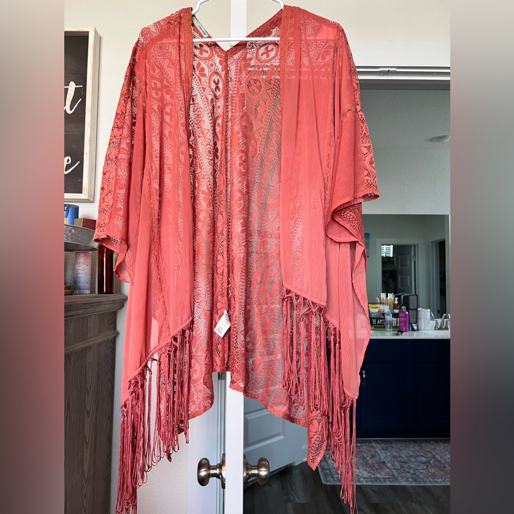 Dusty rose cardigan
